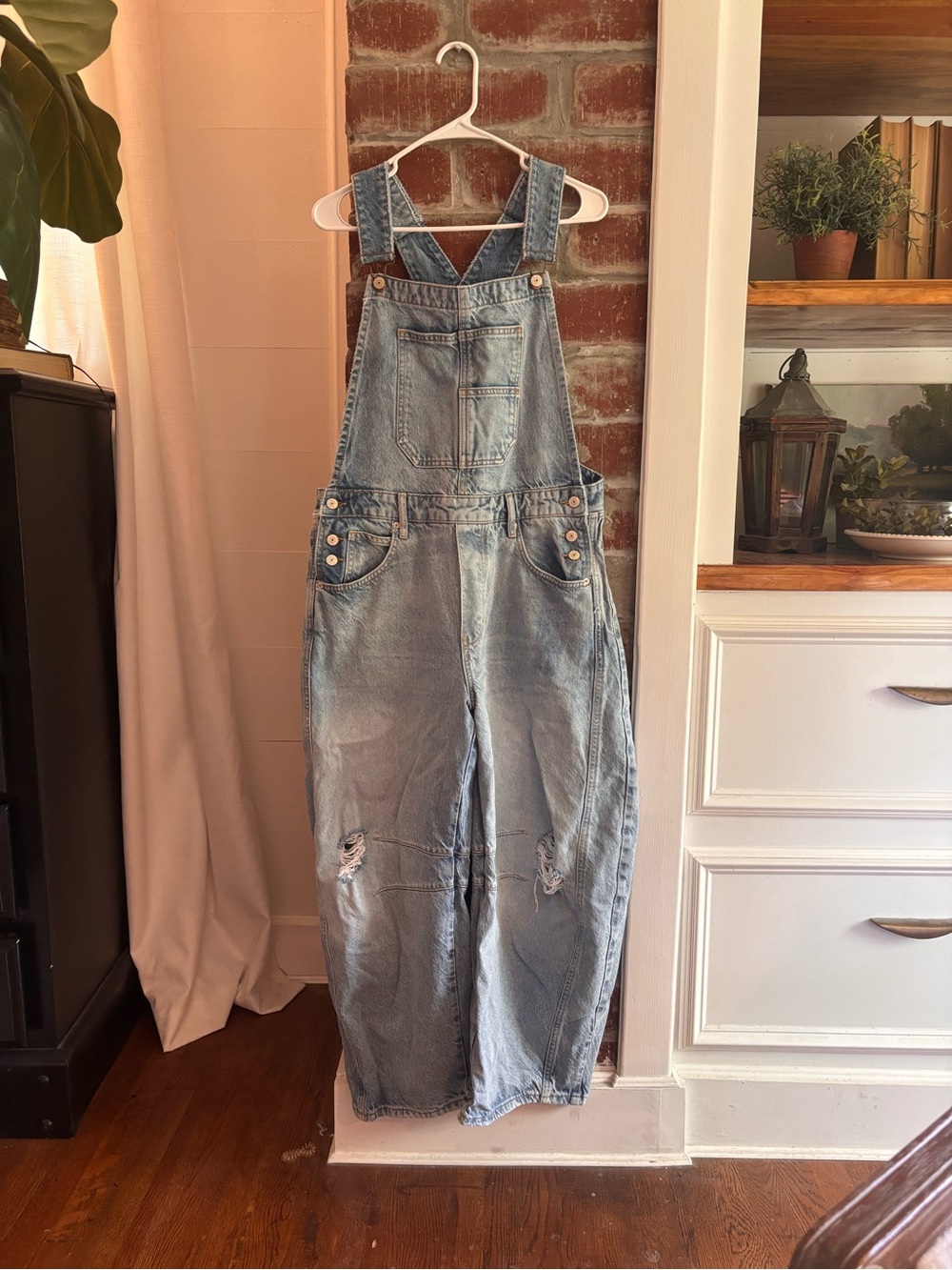 We the Free Good Luck Barrel Overalls